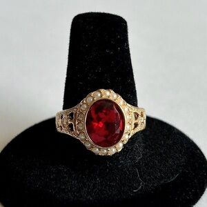 Costume faux gold ring